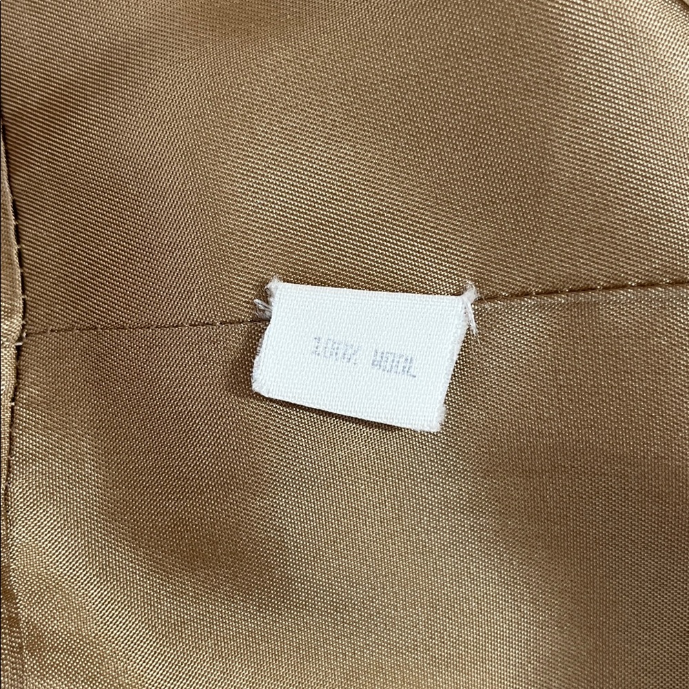 Vintage Chaiken Wool Tan/Camel Maxi Modern Classic Style Coat Size 2 - Picture 7 of 17